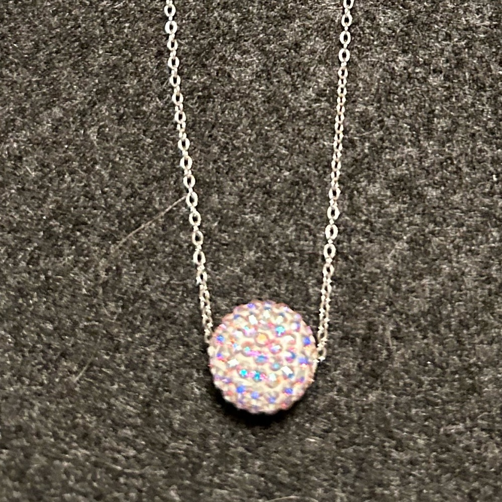 COPY - 16” adjustable necklace. Swarovski crystal.